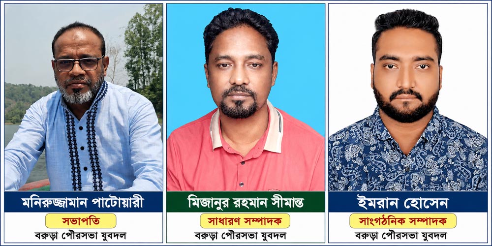 বরুড়া পৌরসভা যুবদলের নতুন কমিটি ঘোষণা